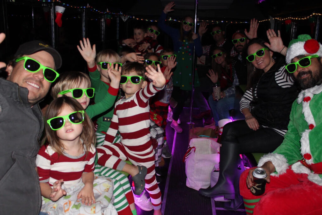 Kids party in the Cool Bus in Houston